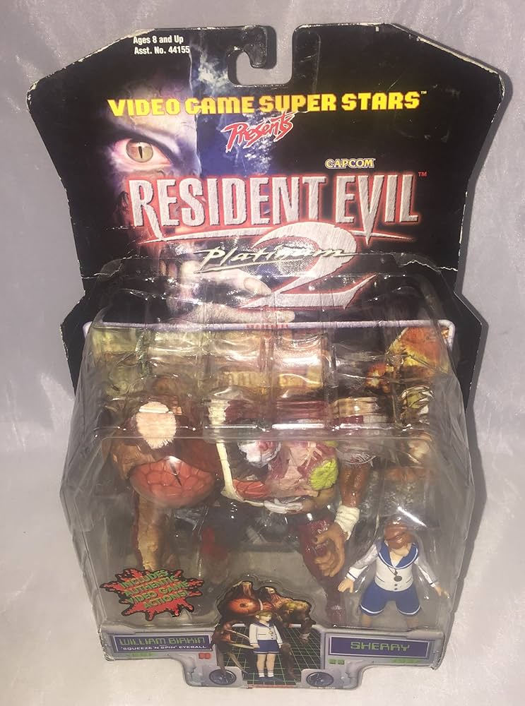10 TOYBIZ　トイビズ　レジデントエビル2　バイオハザード2　ウィリアム TOY BIZ バイオハザード2 ウィリアム・バーキン＆シェリー